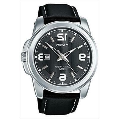 orologio analogico collection cinturino pelle 5 bar