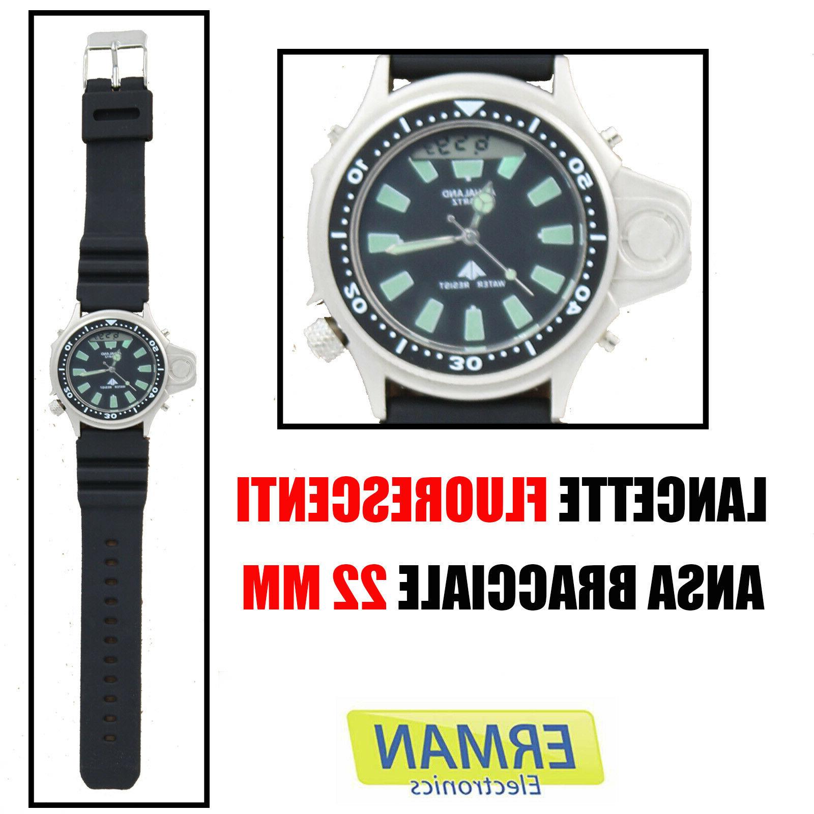 orologio analogico digitale tipo aqualand con cassa