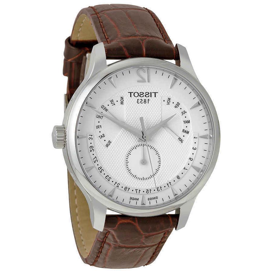 orologio analogico uomo con cinturino in pelle