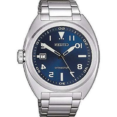 orologio analogueico automatico uomo con cinturino in