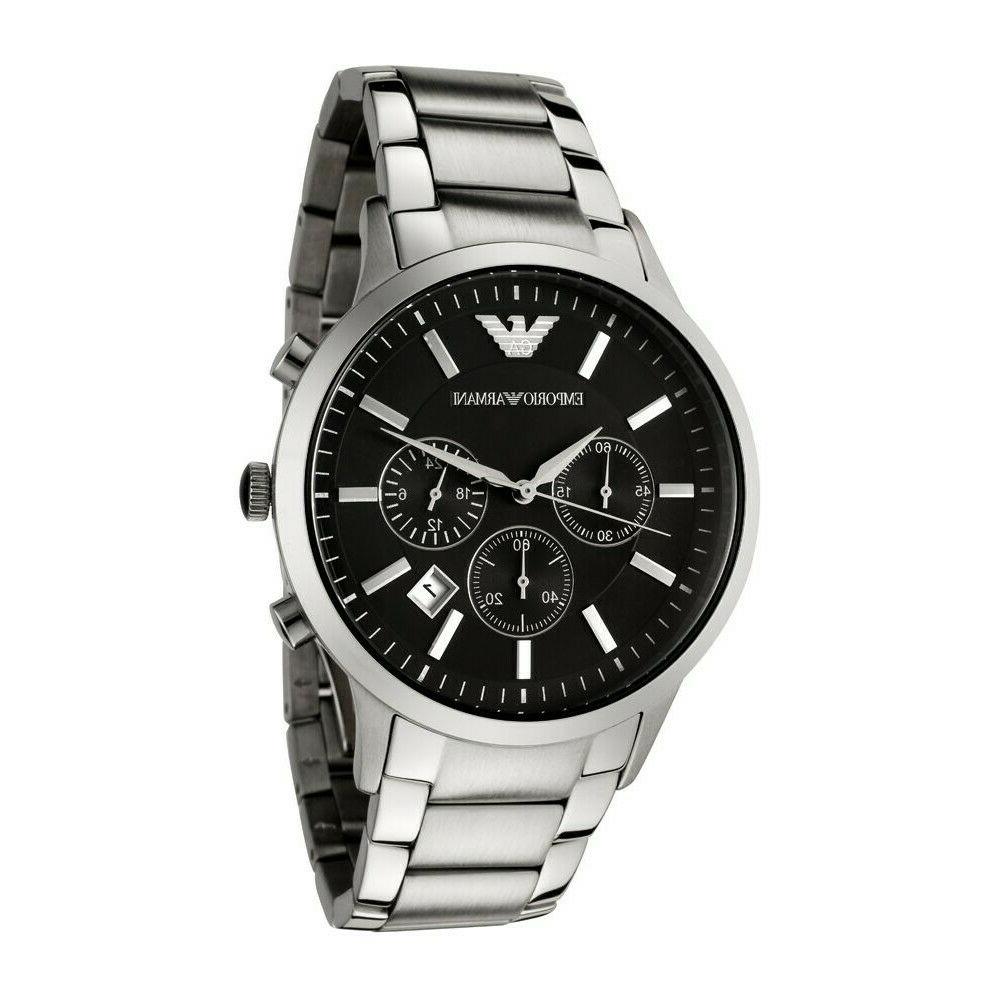 orologio ar2434 crono nero acciaio garanzia 24