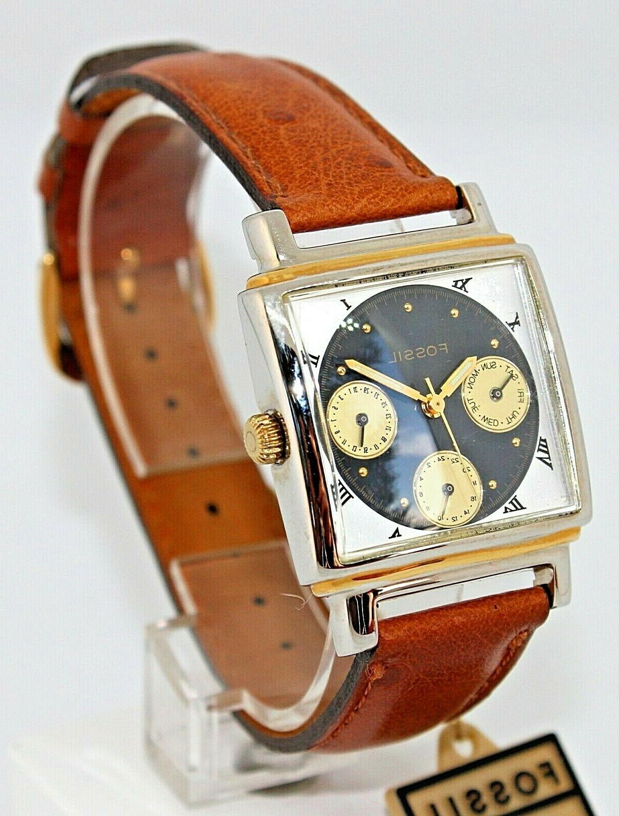 orologio authentic vintage tg4027 nuovo quadrato cinturino