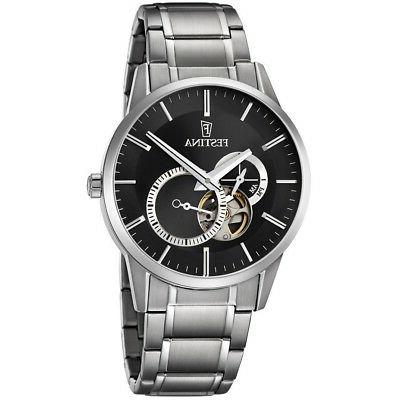 orologio automatico gmt nero f6845 4
