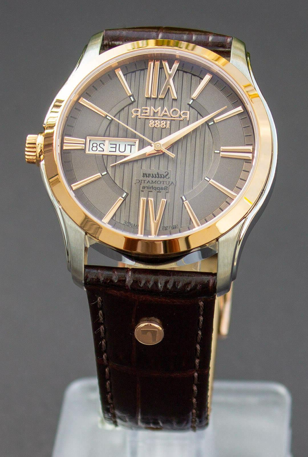 orologio automatico saturn ii 10 atm gold