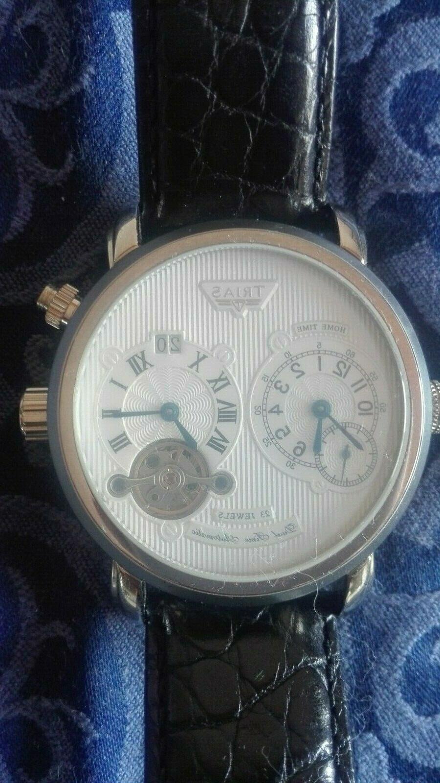 orologio automatico tedesco dual time grandi dimensioni