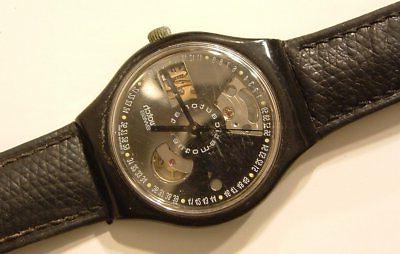 orologio automatico vintage black motion