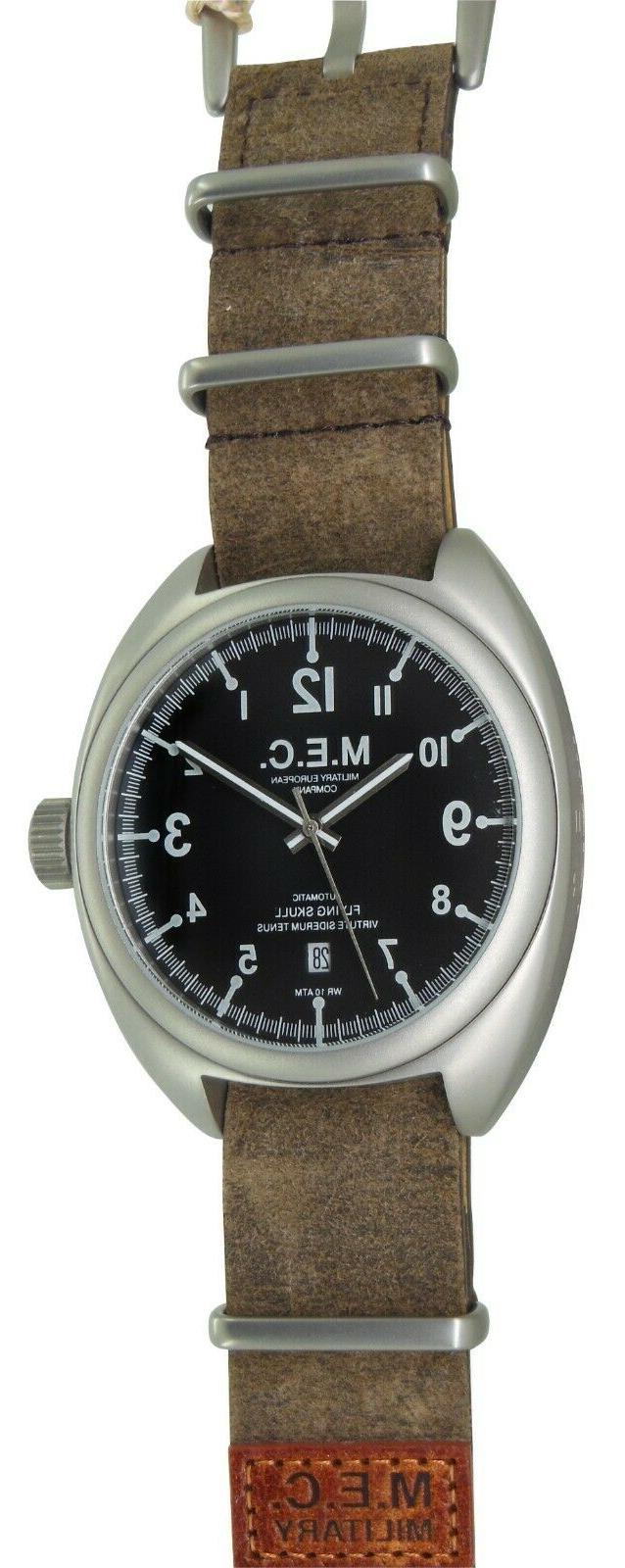 orologio automatico vintage uomo in acciaio militare