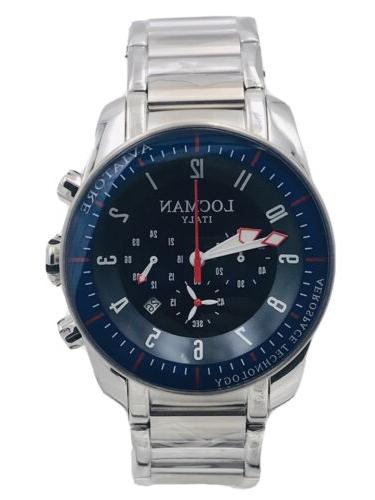 orologio aviatore crono acciaio titanio 450acbl 695