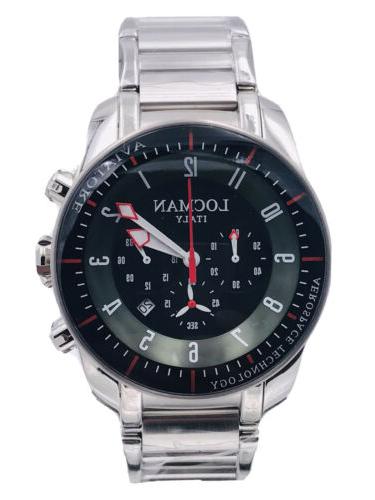 orologio aviatore crono acciaio titanio 450ack 695