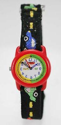 O Bambini Rosso Plastica Colorato Easy Read Water Resistant 