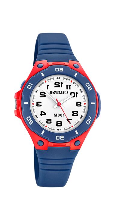 orologio bambino k5758 1 rosso e blu
