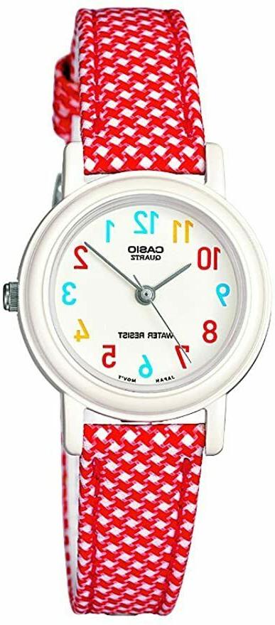 orologio bimba in pelle rosso 24mm lq139lb4b