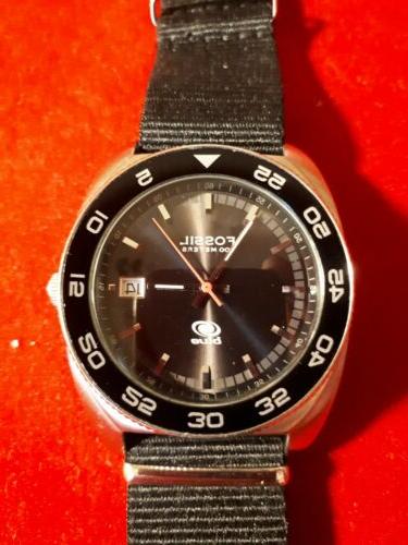 orologio blue stile diver 100 meters quartz