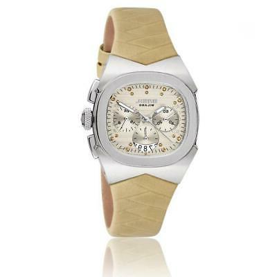 orologio bw0330 acciaio chrono donna cinturino pelle