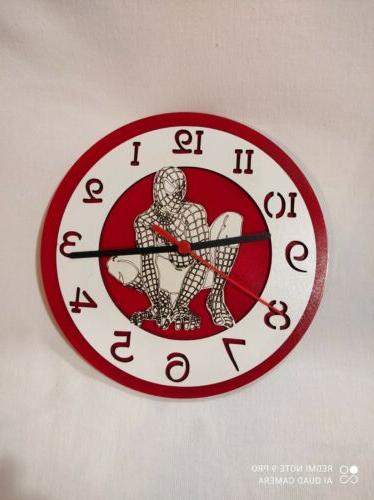 orologio cameretta bambino spiderman rosso uomo ragno