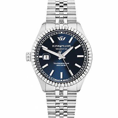 orologio caribe r8223597011 uomo watch acciaio automatico