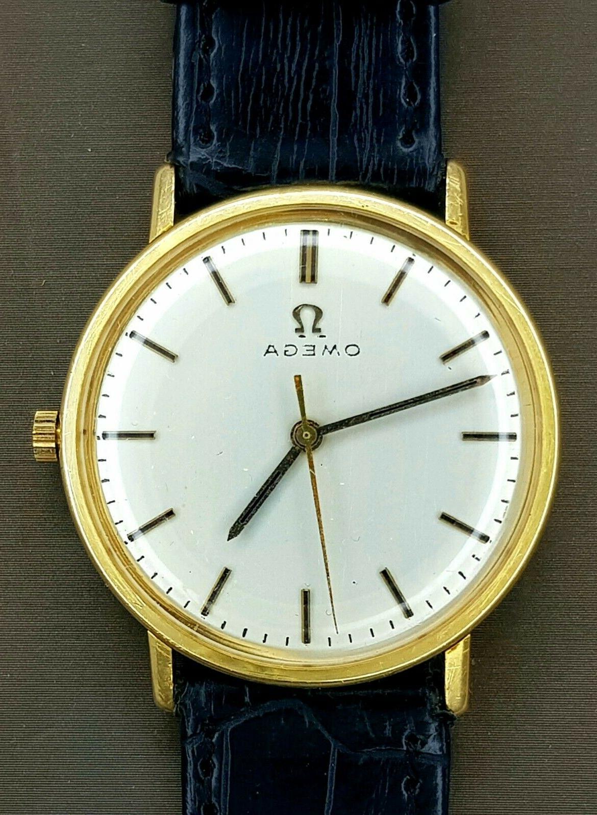 orologio carica manuale oro 750 18kt vintage
