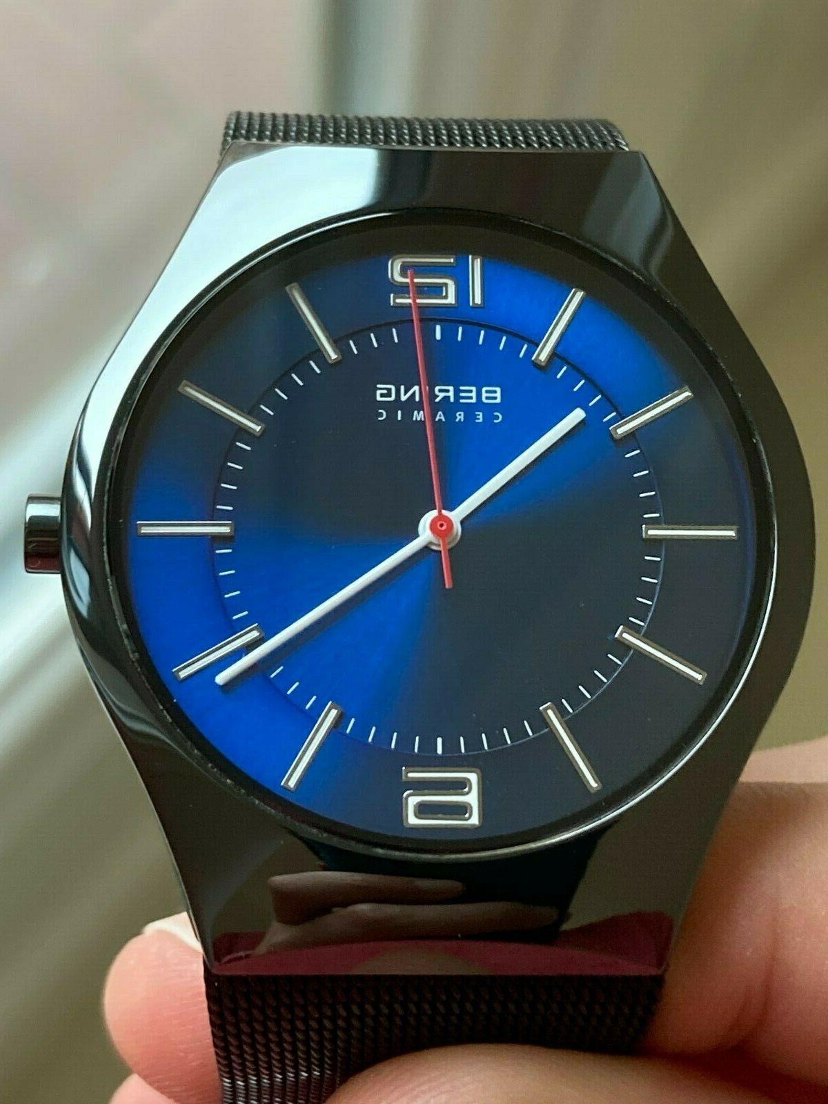 orologio ceramic quartz slim completo di scatola