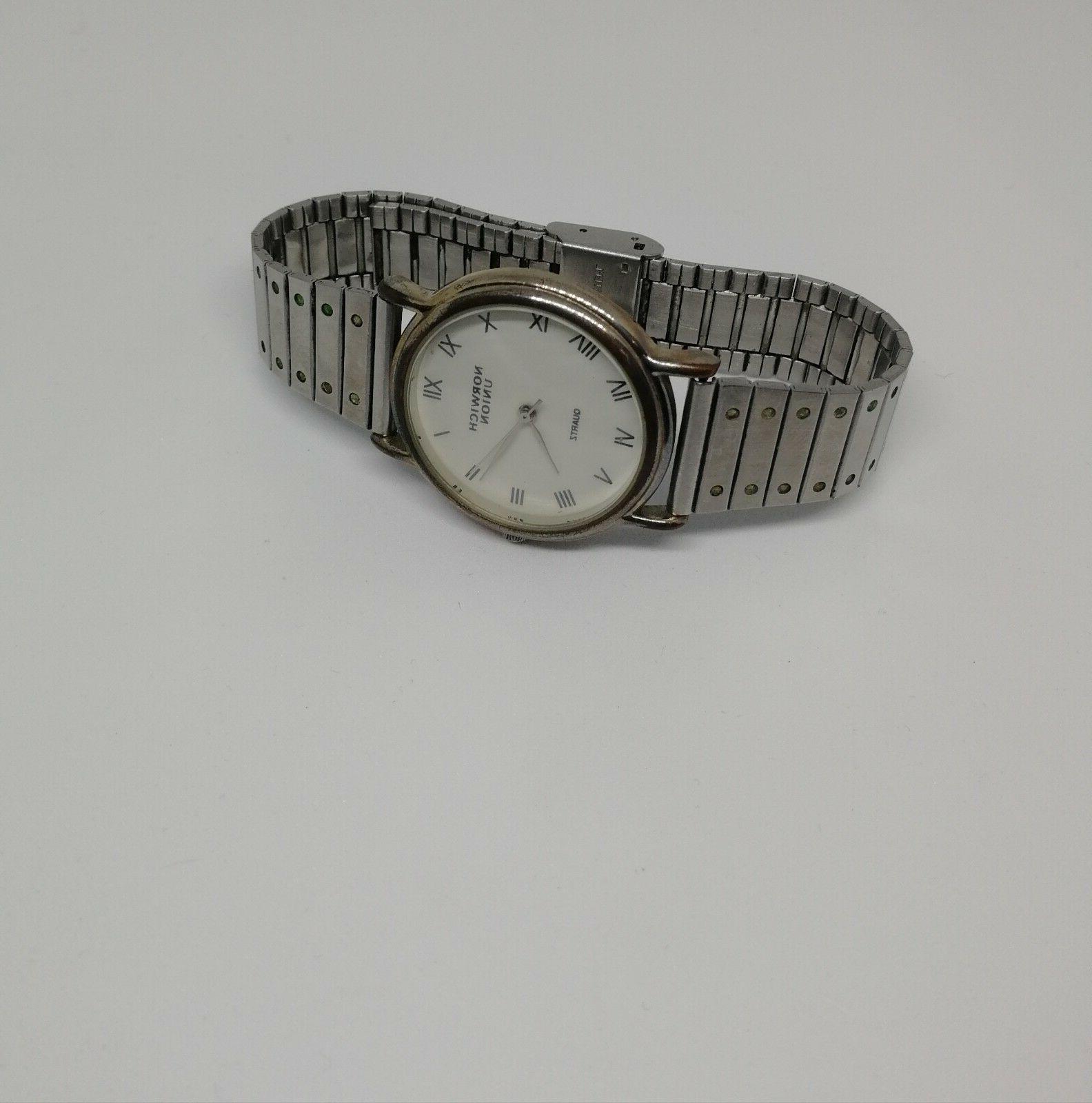 orologio cinturino in acciaio quartz elegante uomo