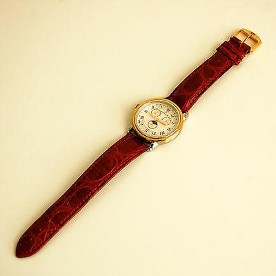 orologio con fasi lunari automatico vintage gold
