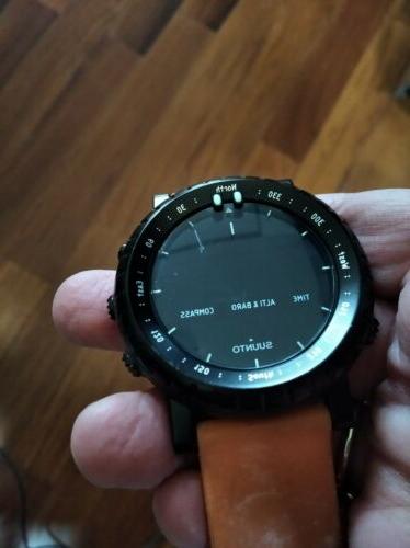 orologio core all black con altimetro barometro