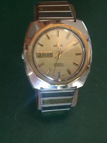 orologio corsair day date vintage 70 maglie