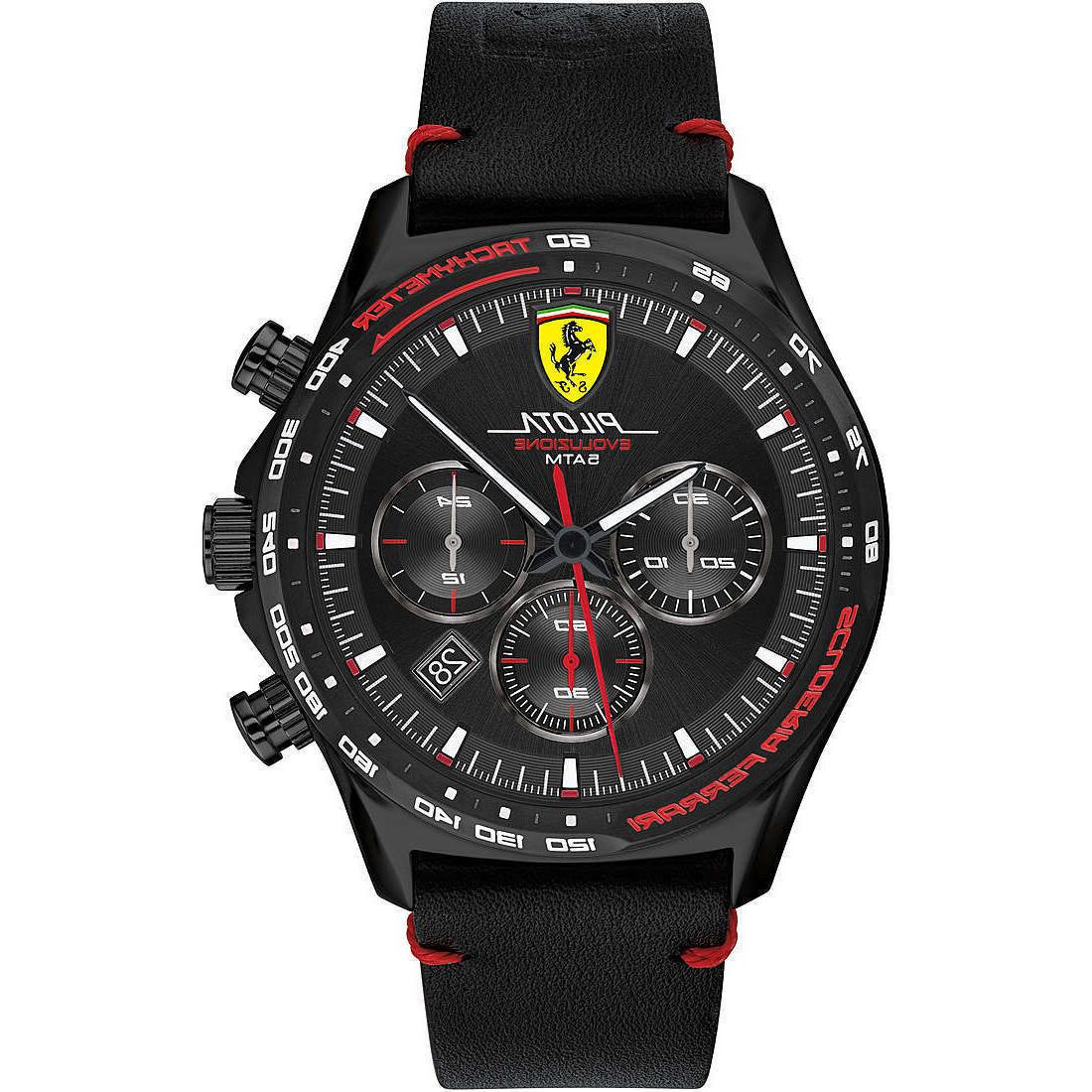 orologio crono sportivo uomo scuderia pilota evo