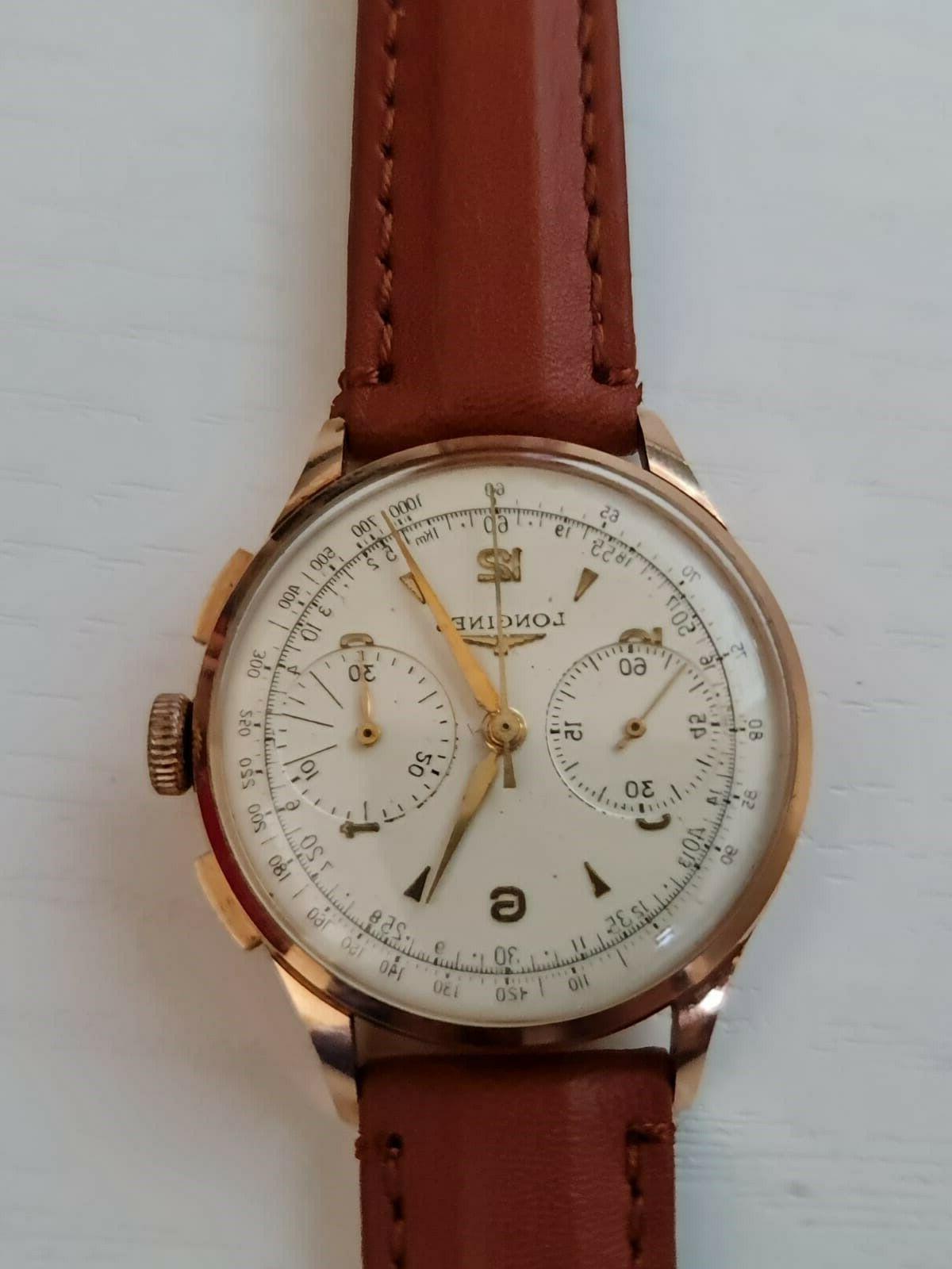orologio crono vintage oro