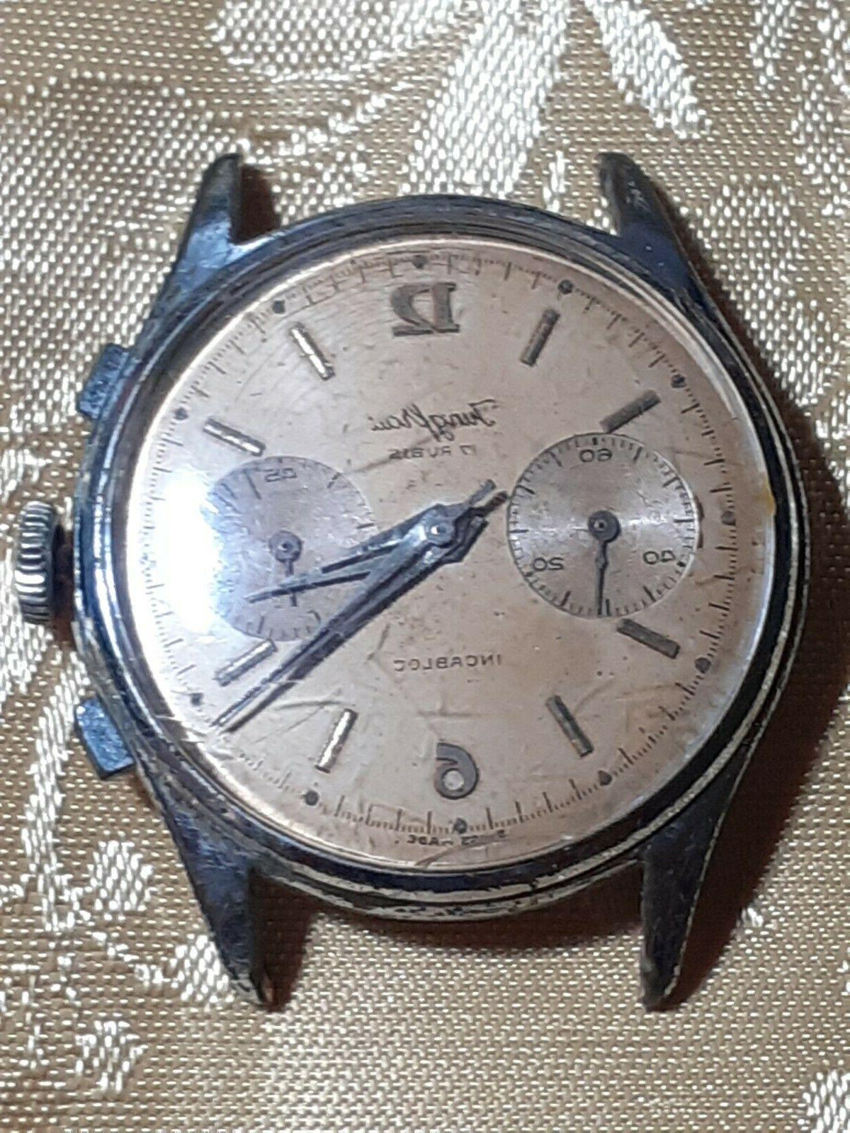 orologio cronografo 17 rubis swiss made anni