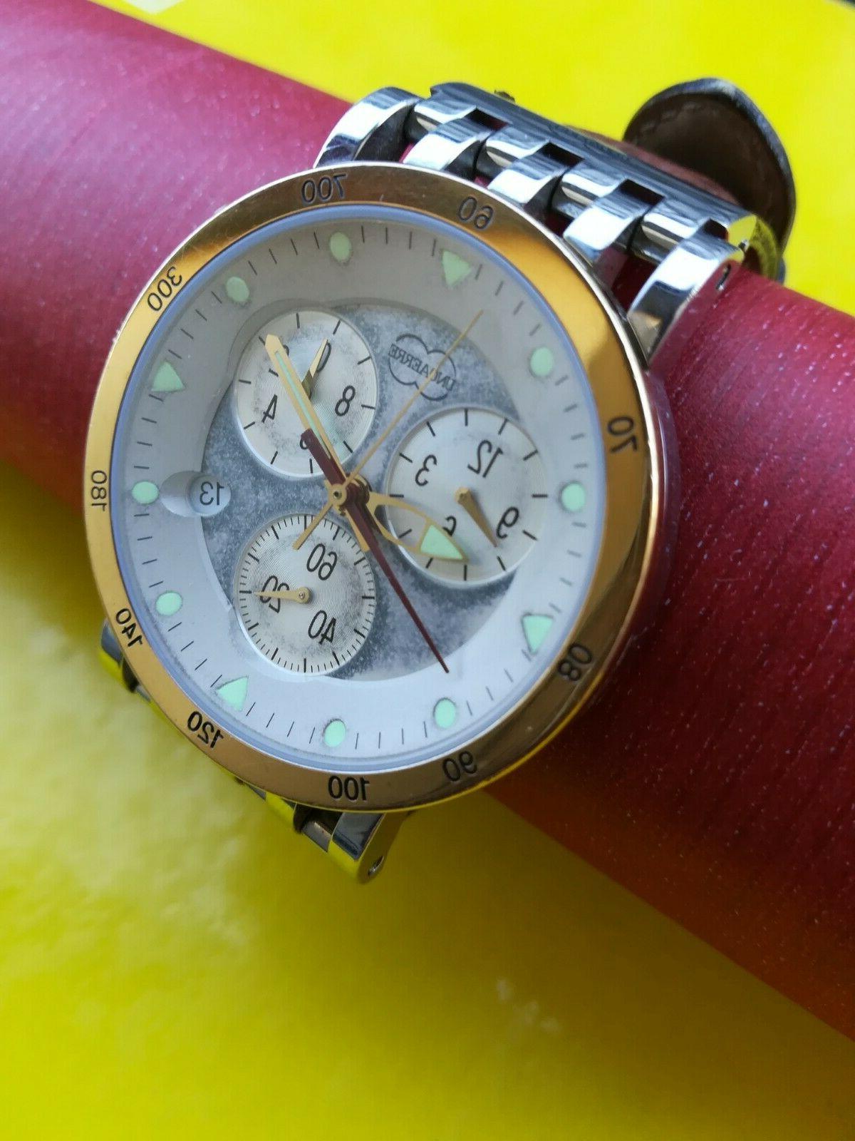 orologio cronografo anni 70 ghiera oro 18