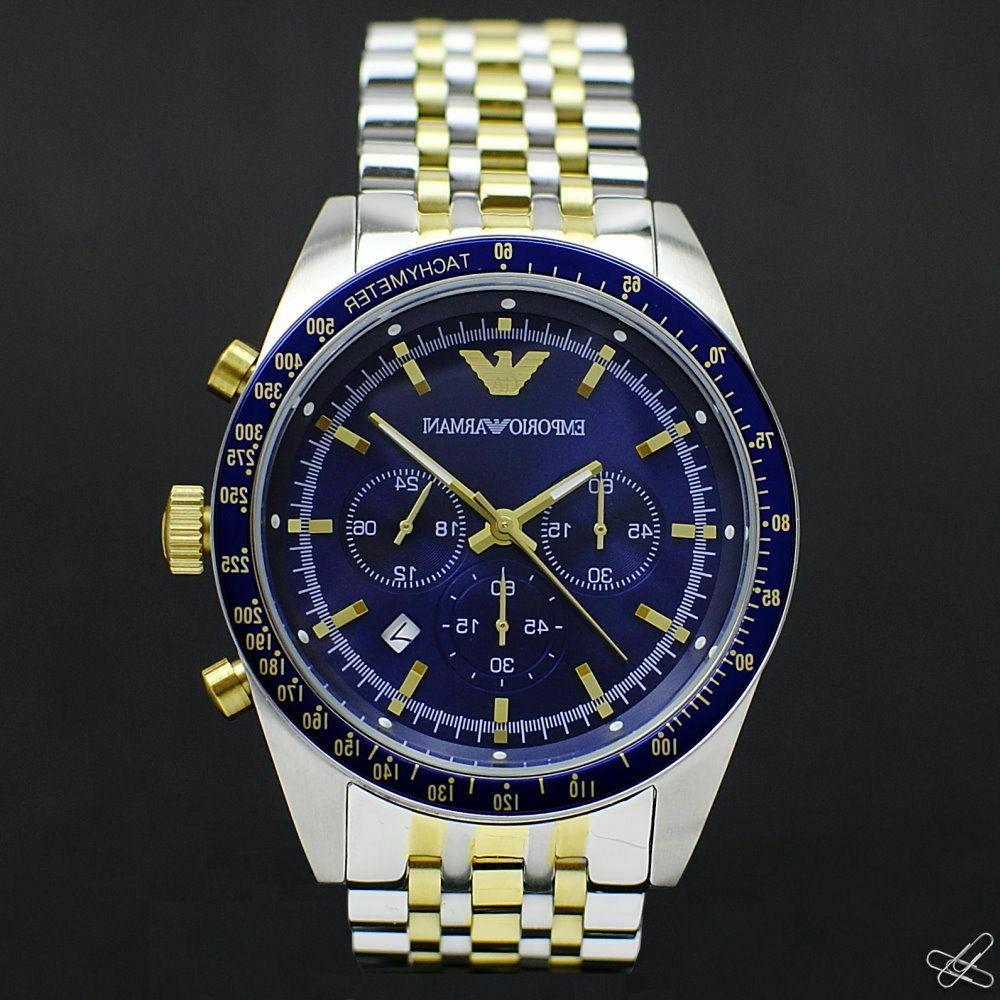 orologio cronografo ar6088 uomo emporio 2 anni