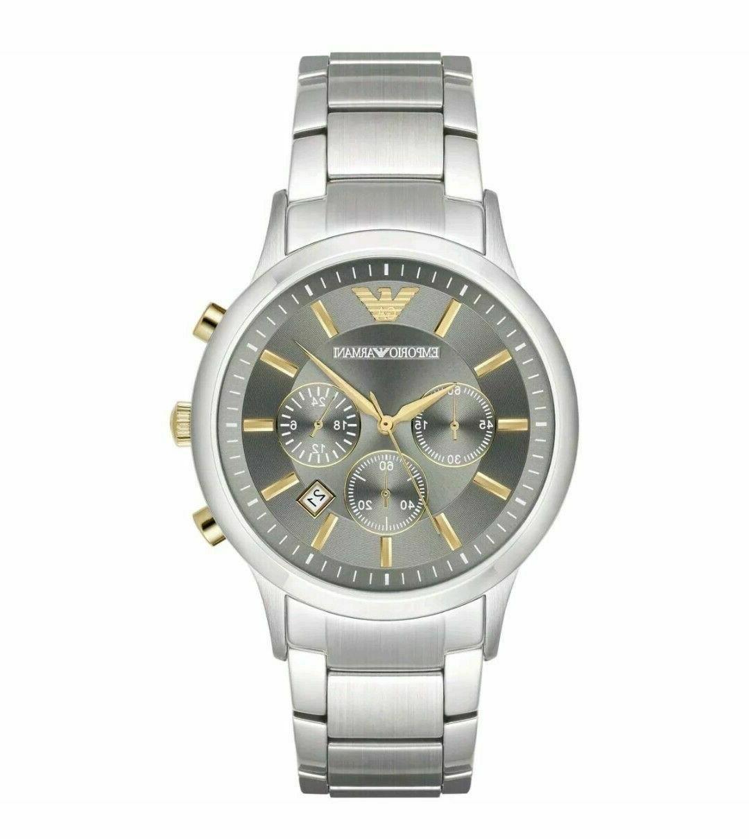 orologio cronografo da uomo acciaio al quarzo