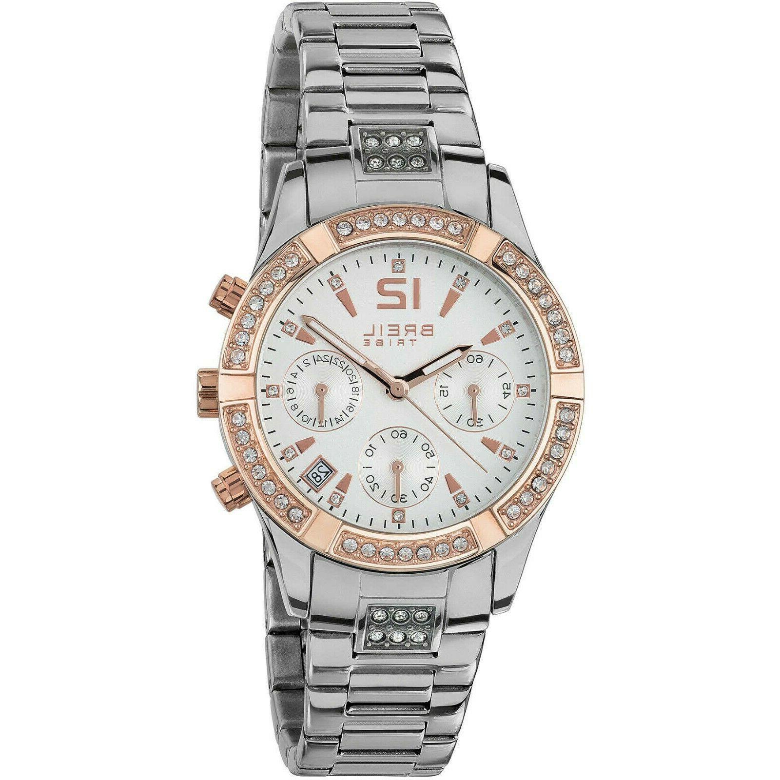 orologio cronografo donna in acciaio breil c