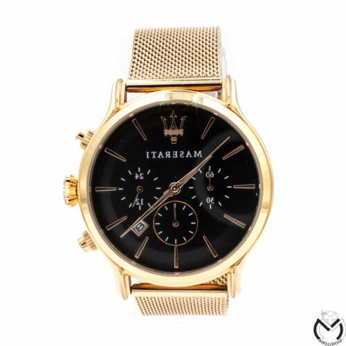 orologio cronografo epoca r8873618005 acciaio placcato oro