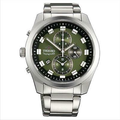 orologio cronografo ftt0u002f0 acciaio quadrante verde