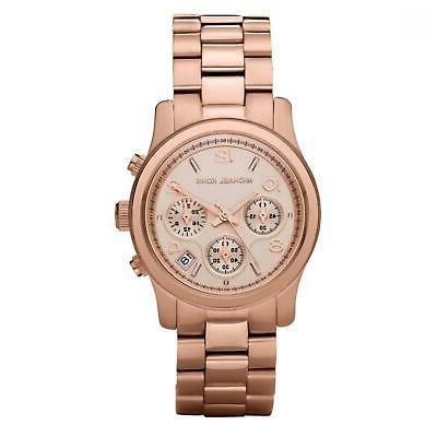 orologio cronografo unisex mk5128 in acciaio rosato