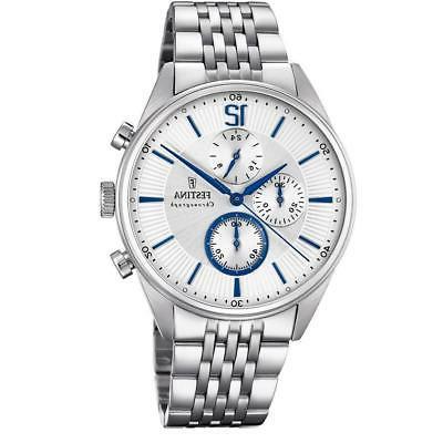 orologio cronografo uomo ragazzo acciaio f20285 1