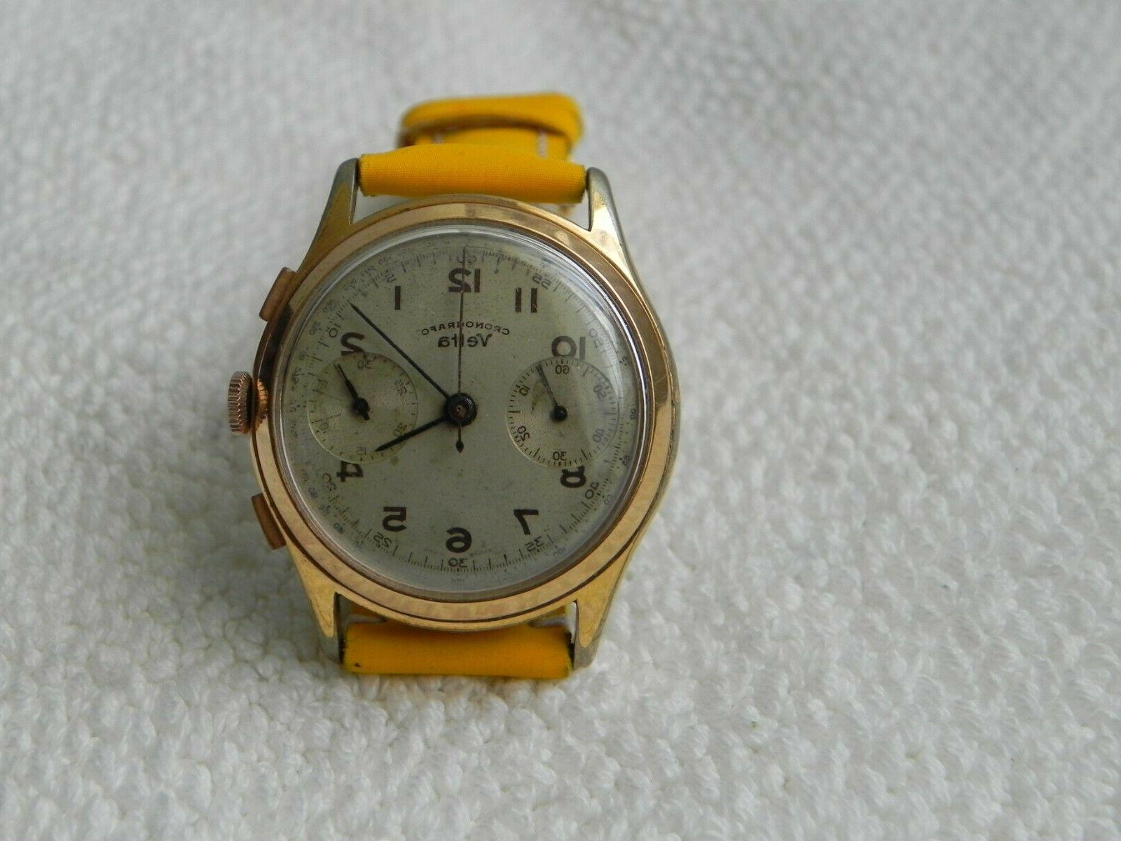 orologio cronografo valjoux 22 rare chronograph watch