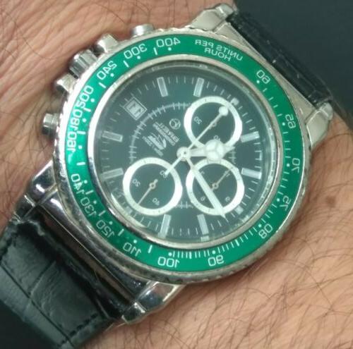 orologio cronografo vintage diver manta100mt funzionante chr