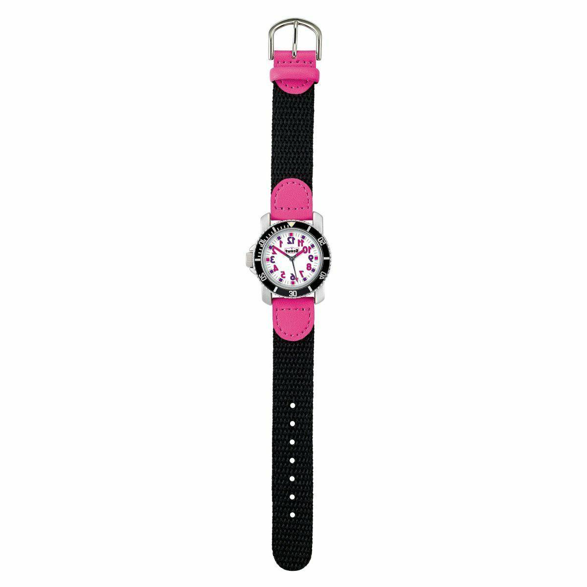 orologio da bambini apprendimento subacqueo fucsia bambina