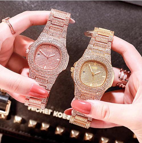 orologio da donna diamond acciaio femminile glamour