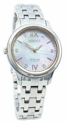 O Da Donna Citizen Eco-drive Em0726-89y Diamond Accents