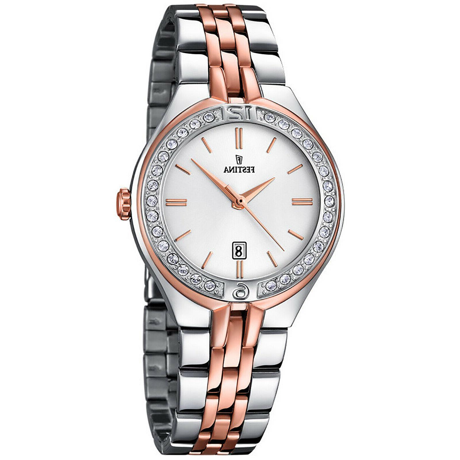 orologio da donna in acciaio polso quarzo