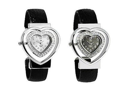 orologio da donna rigido polso bracciale cristallo
