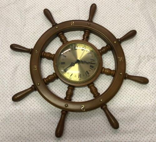 orologio da marinaio in legno vintage