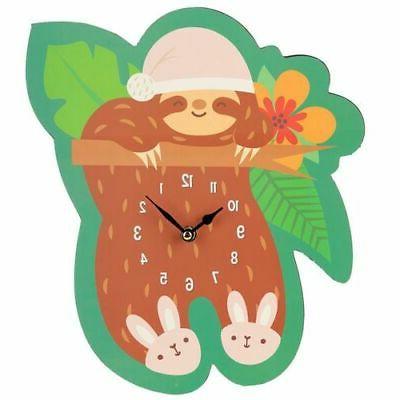 orologio da muro parete bradipo simpatica idea