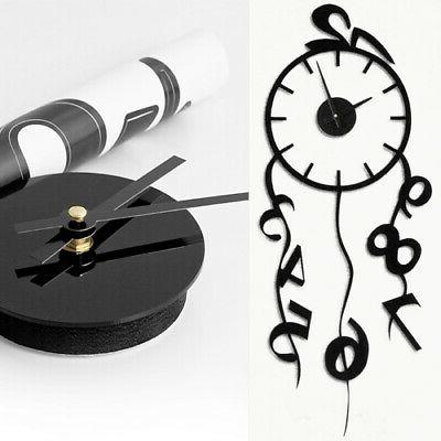 orologio da parete 3d plastica con stickers