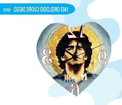 orologio da parete a forma di cuore