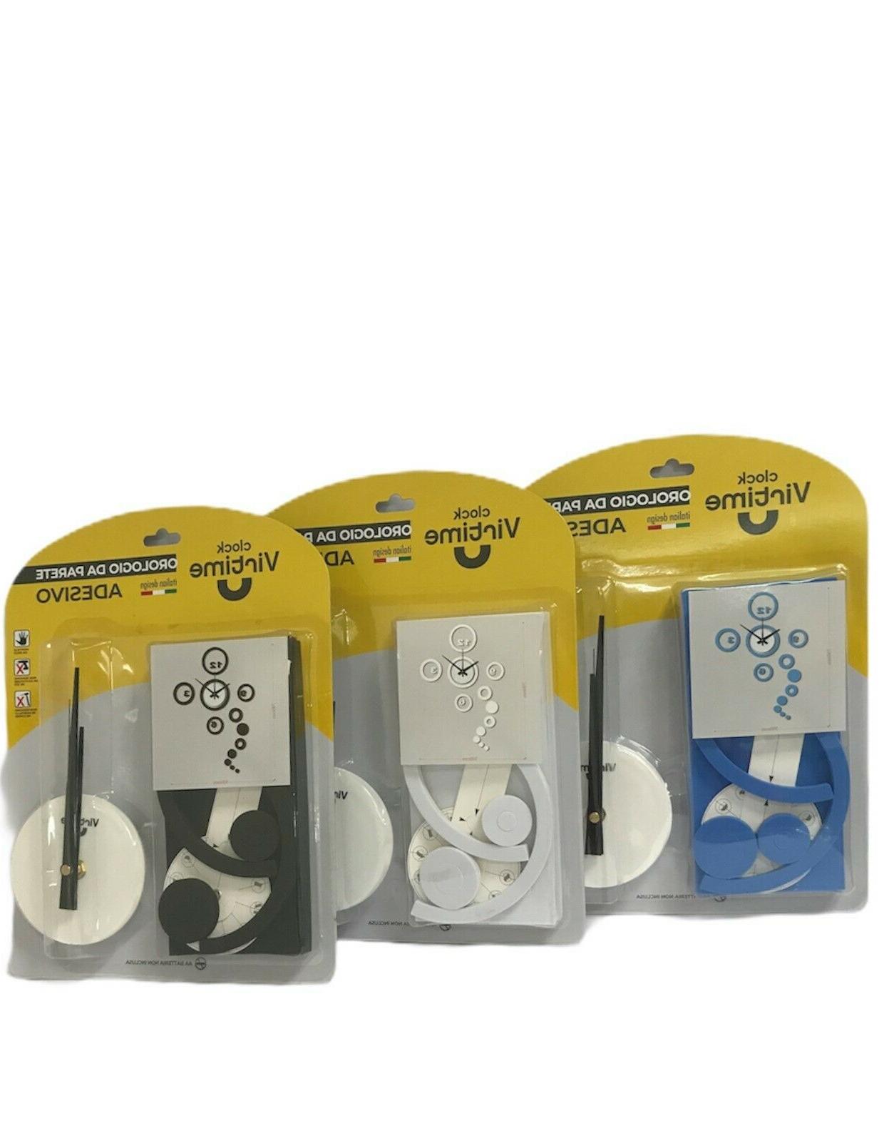 orologio da parete adesivi forma cerchio vari