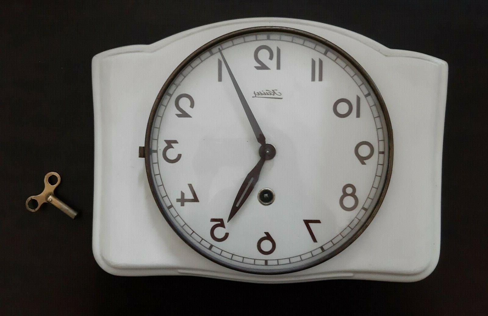 orologio da parete anni 40 50 ceramica